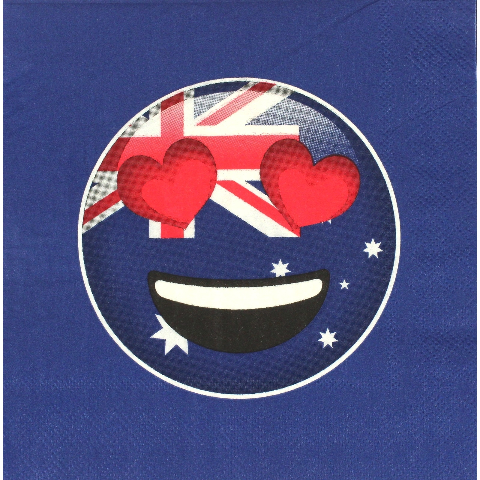 Aussie Emoticon Large Napkins / Serviettes (Pack of 20) - Discount ...