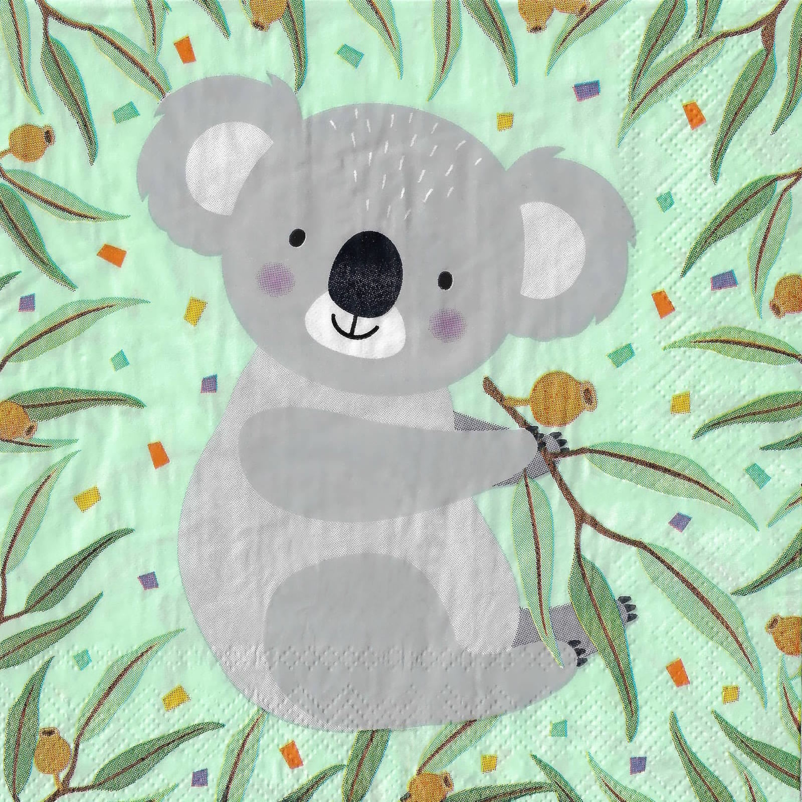 Australian Bush Buddies Large Napkins / Serviettes (Pack of 20) 