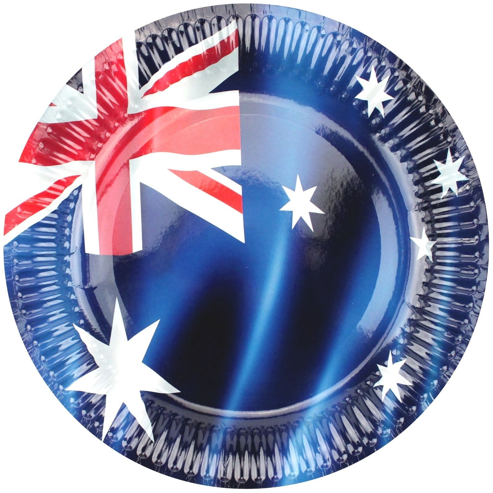 Australian Flag Large Paper Plates (Pack of 8)