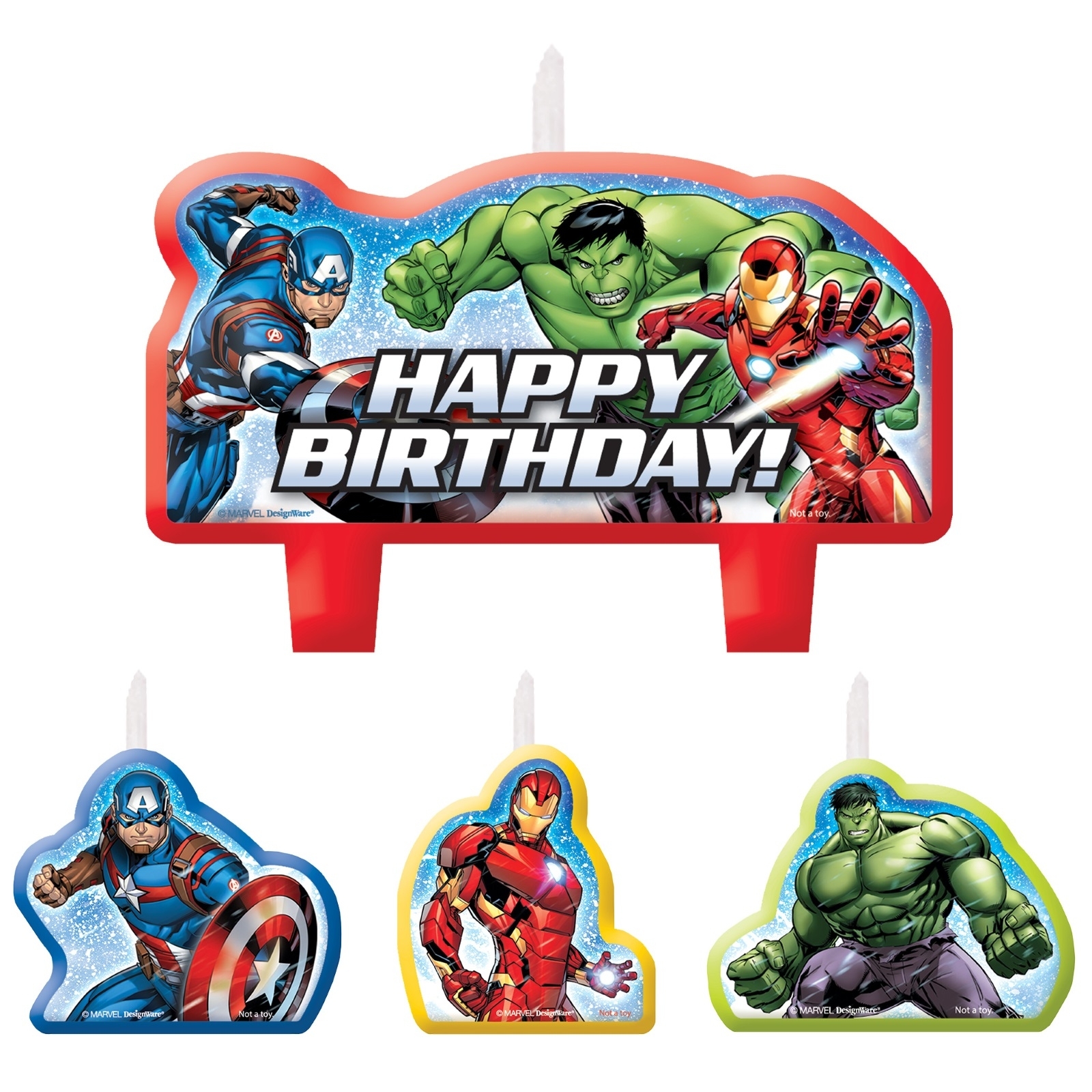Avengers Epic Candles (Set of 4)