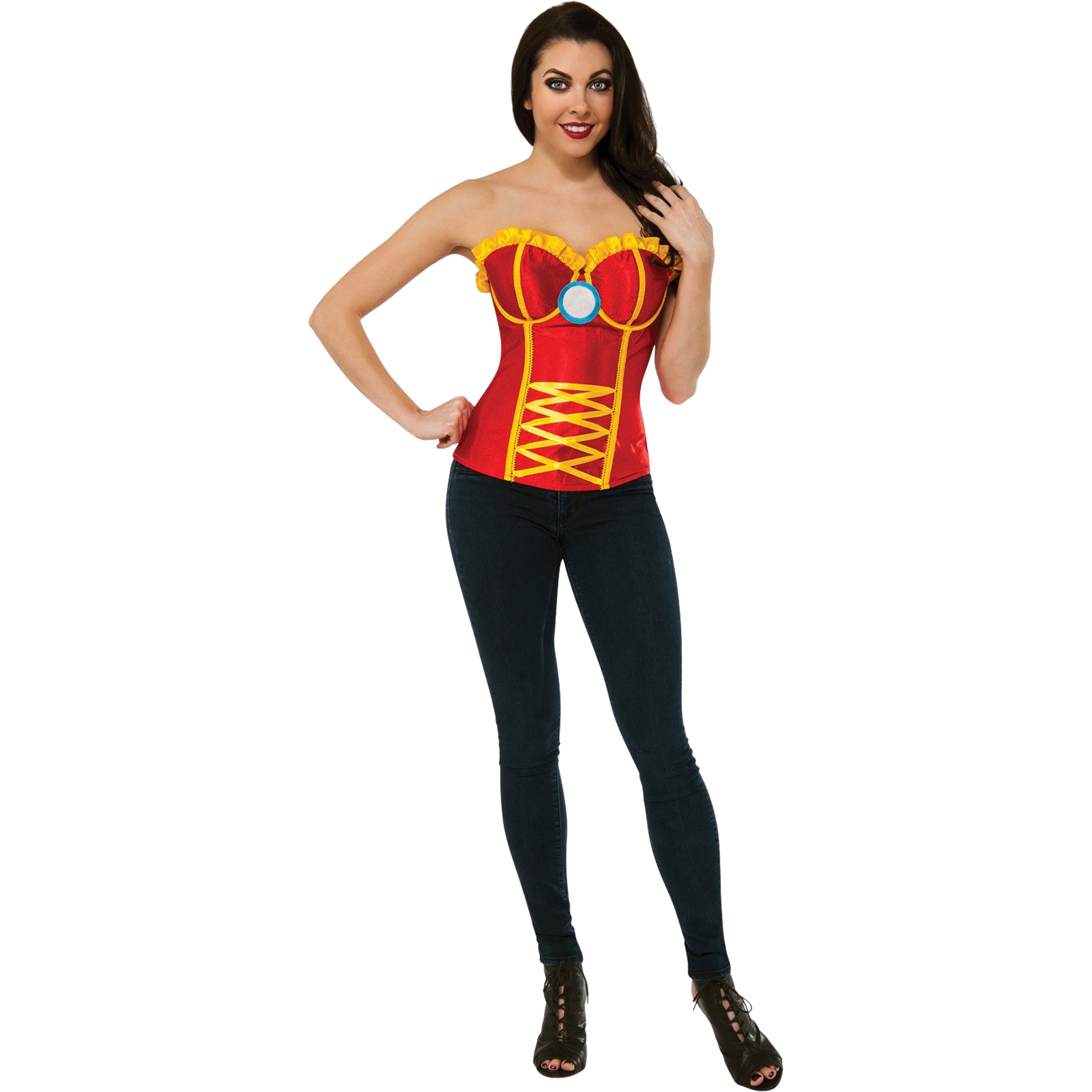 Iron Rescue Corset Adult Costume Small