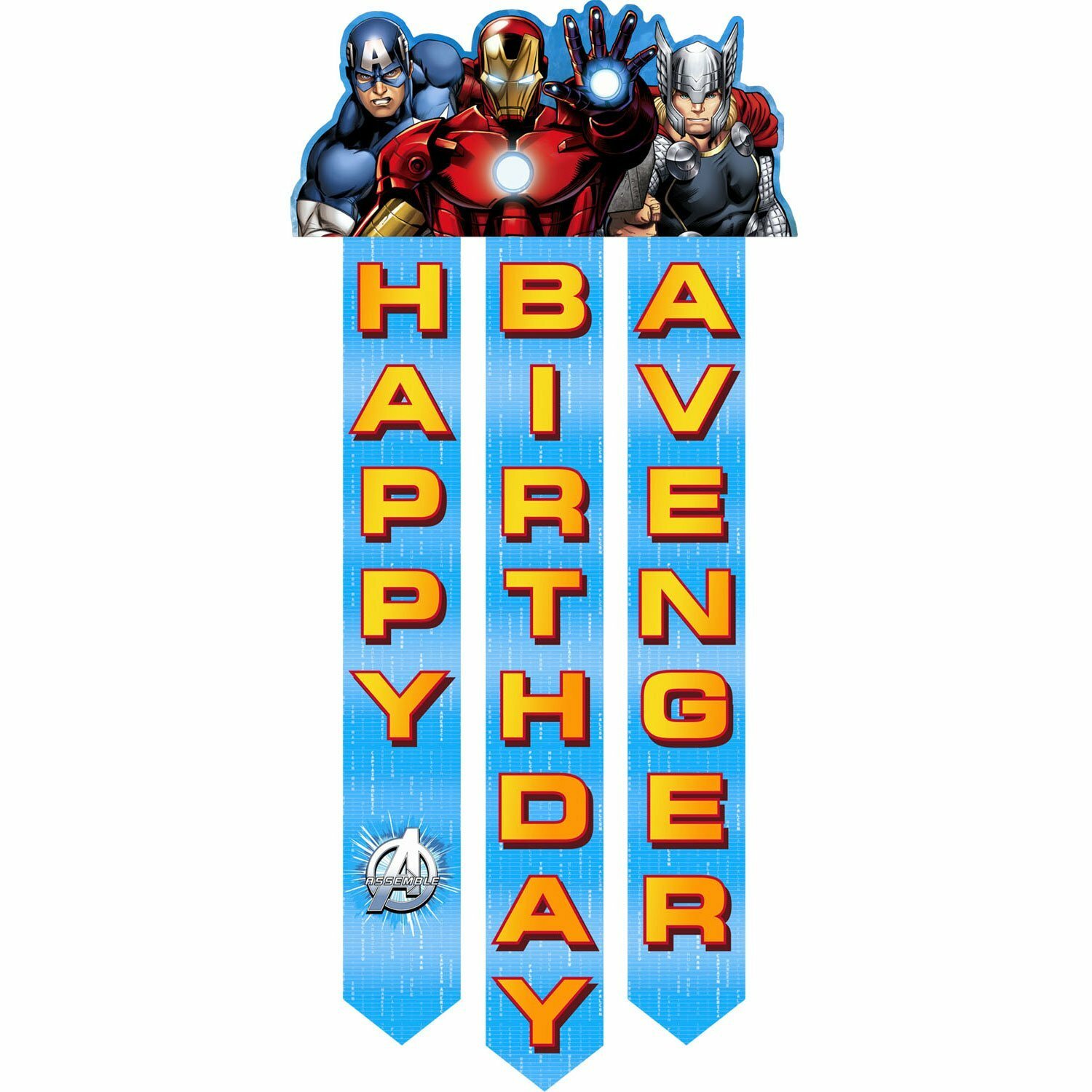 Avengers Assemble Hanging Party Banner