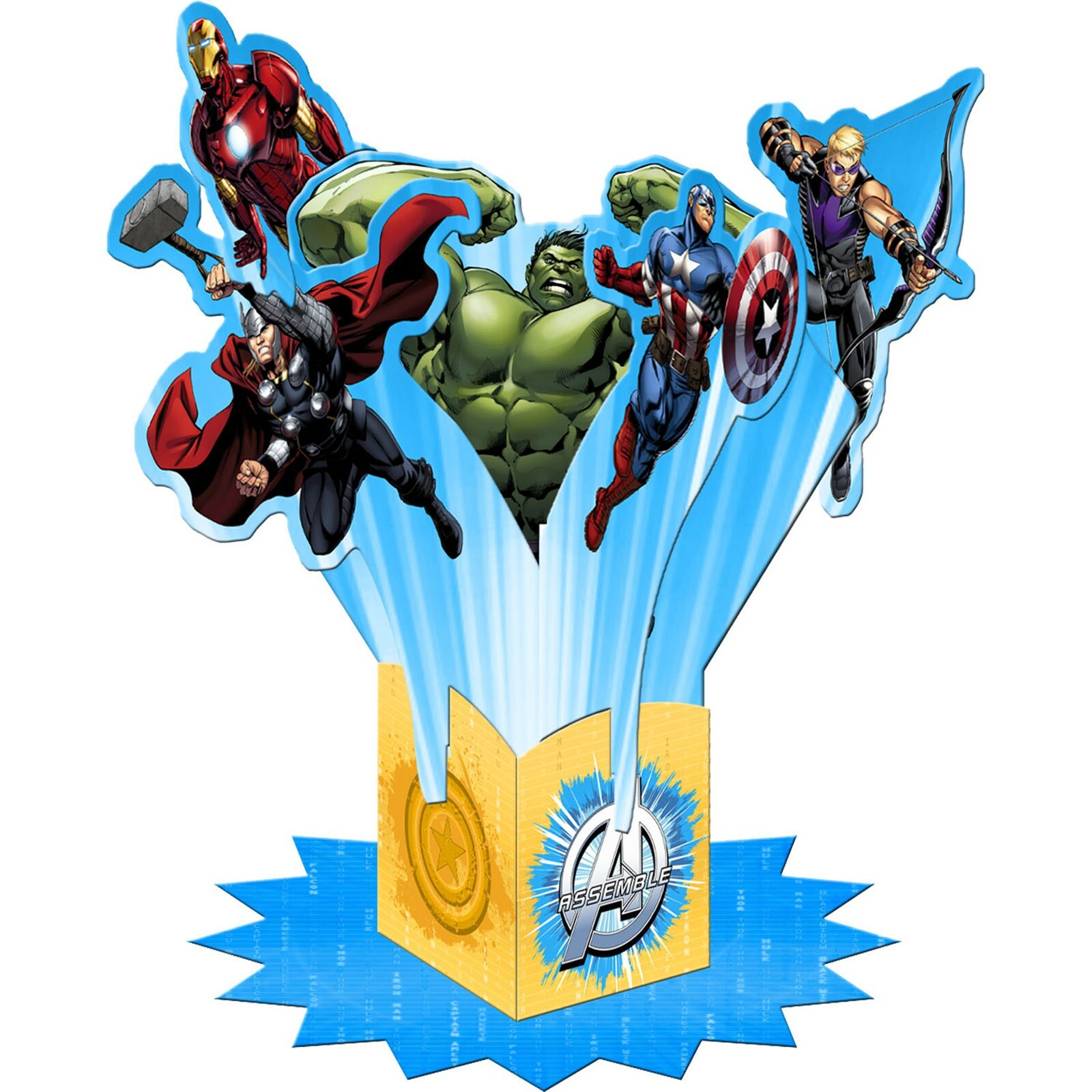 Avengers Assemble Table Centrepiece | Avengers Party Supplies | Boys