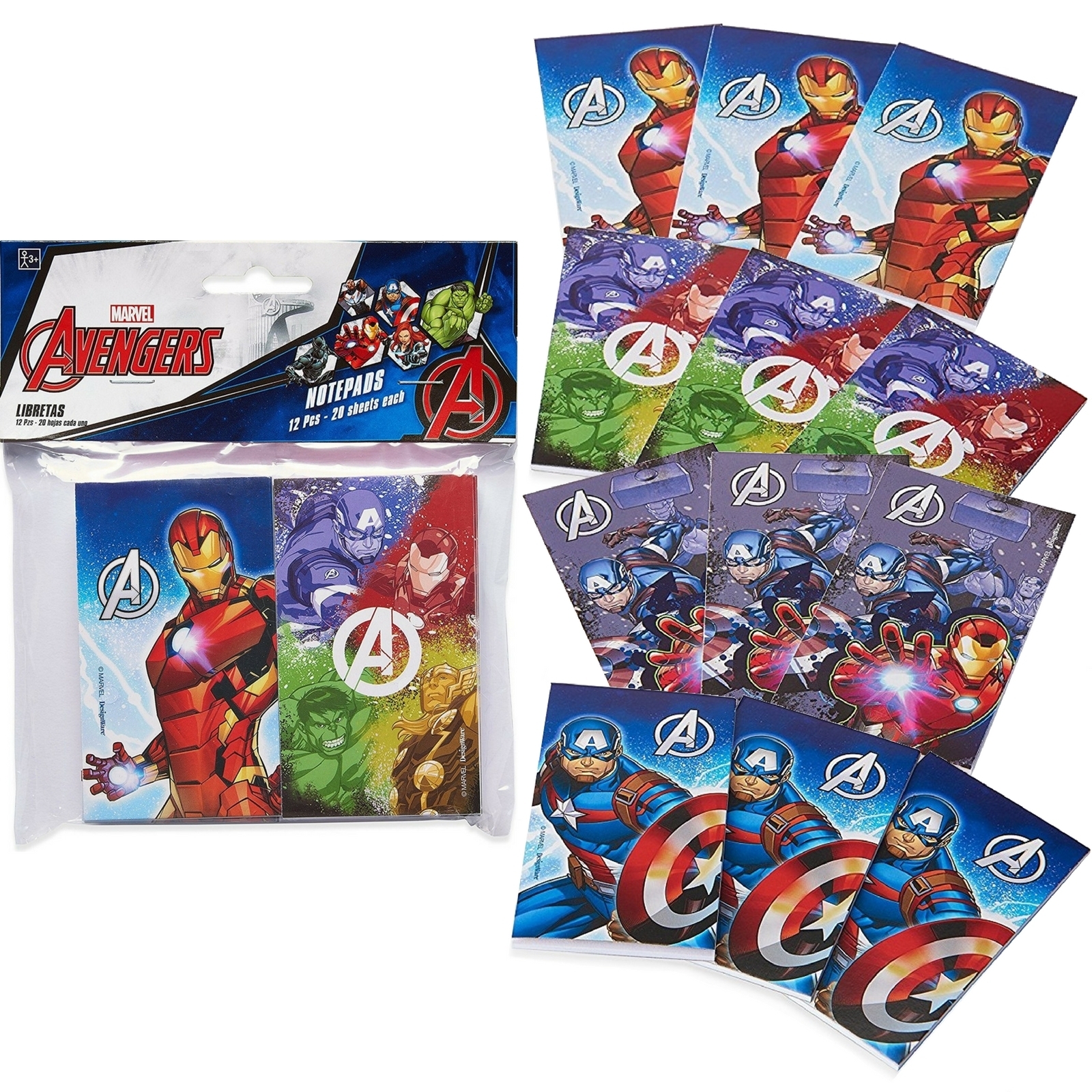 Avengers Epic Mini Notepads (Pack of 12)