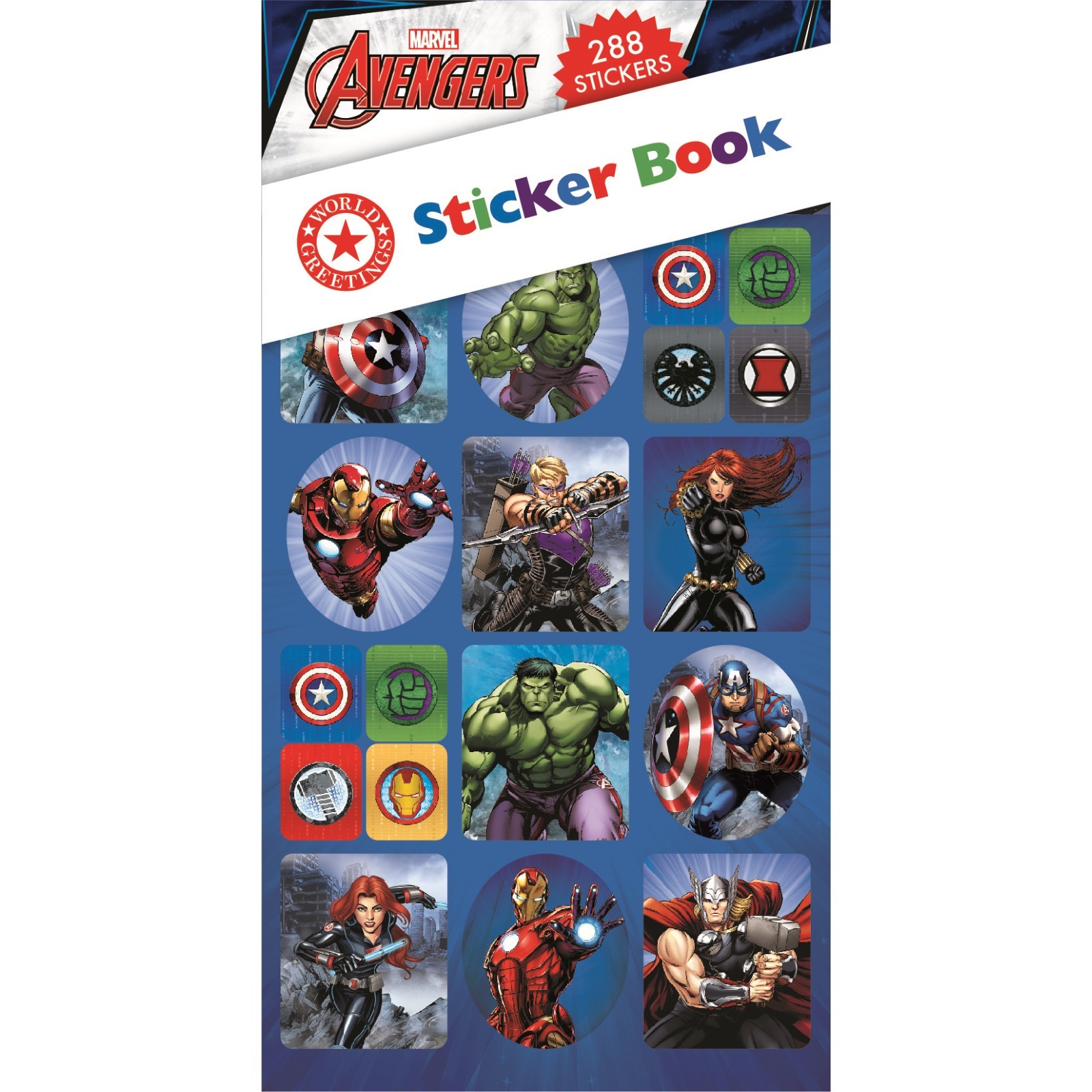 Avengers Sticker Book (12 Sheets)