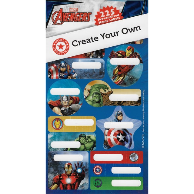 avengers name tag template