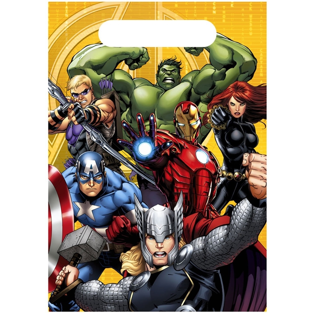 Avengers Assemble Lolly/Treat Bags (Pack of 8)