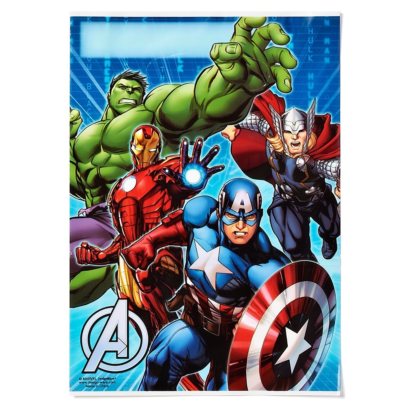 Avengers Assemble Lolly/Treat Bags (Pack of 8)