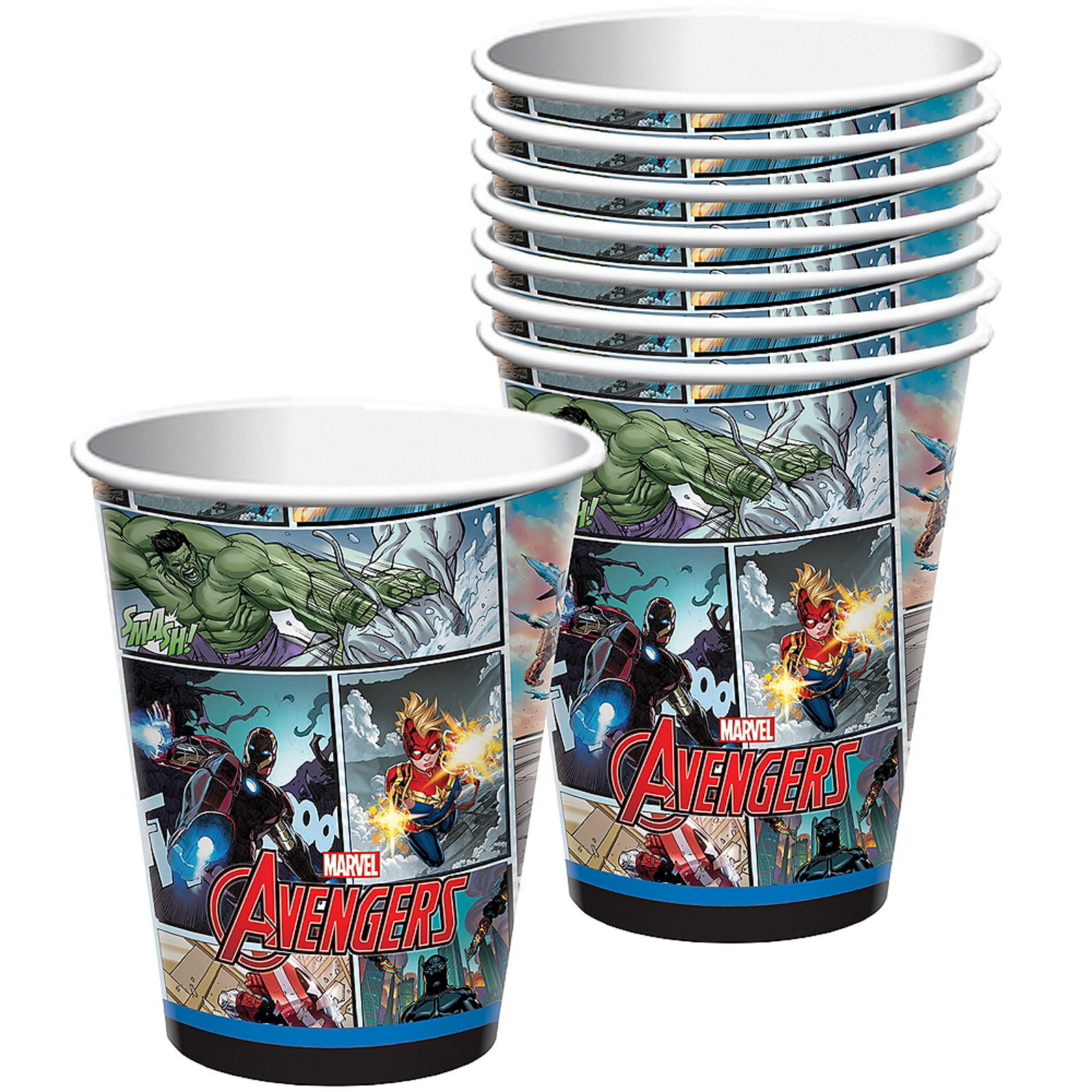 Marvel Avengers Powers Unite Paper Cups (Pack of 8)