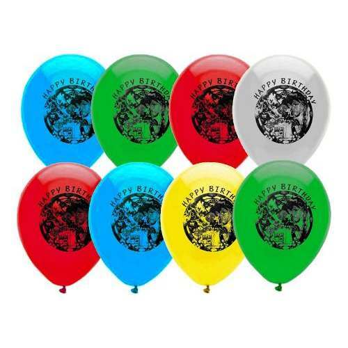 Ben 10 Happy Birthday Balloons (Pack of 8)