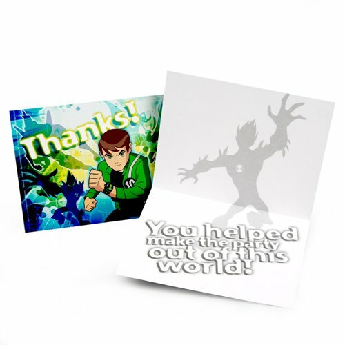 Ben 10 Alien Force Party Thank You Cards (Pack of 8)