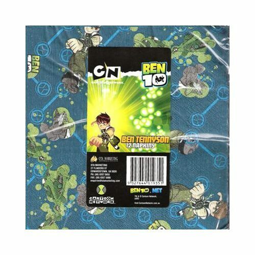 Ben 10 Large Napkins / Serviettes (Pack of 12)