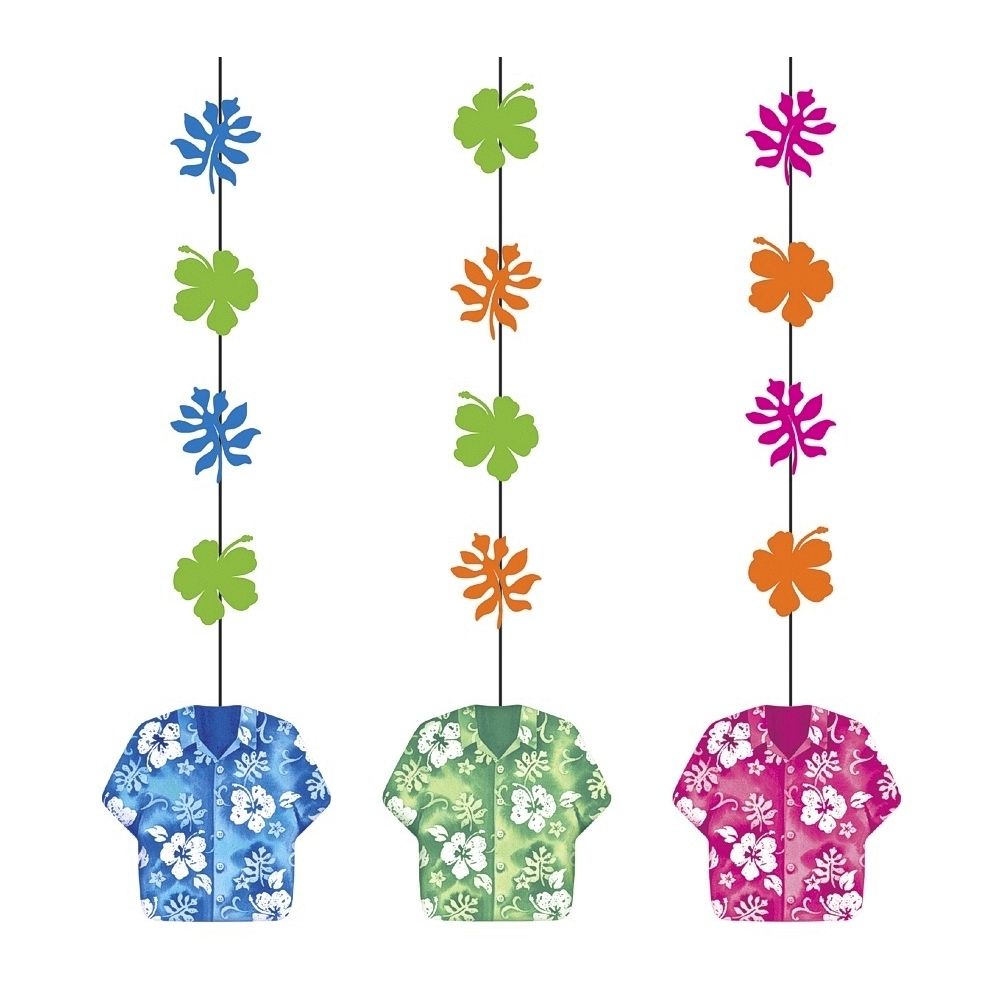 Bahama Breeze Hanging Decorations (Pack of 3)