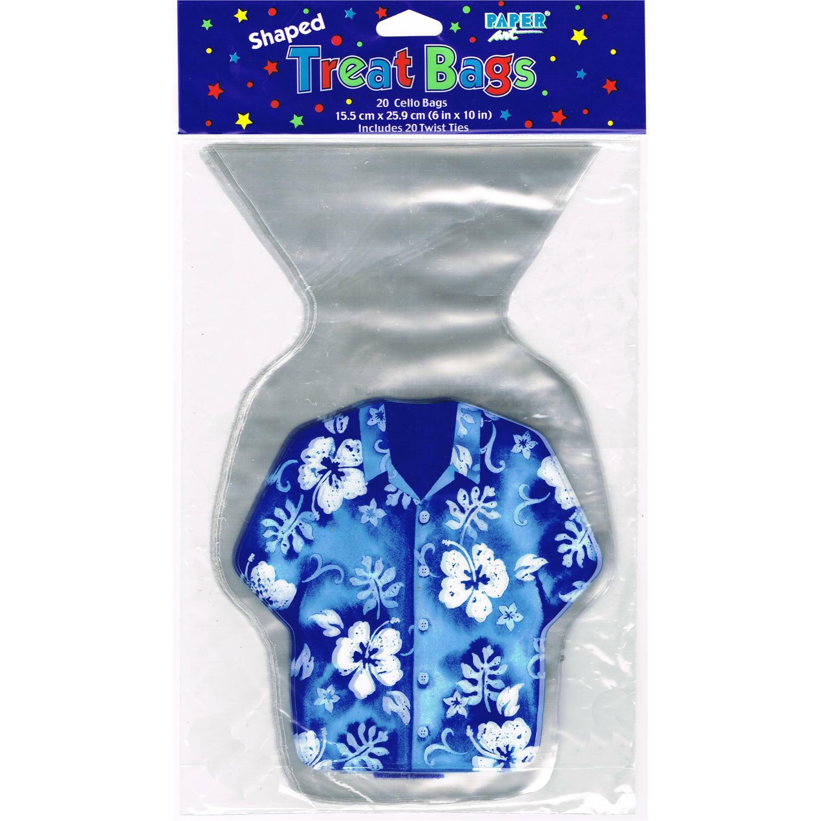 Bahama Breeze Cellophane Treat Bags (Pack of 20)