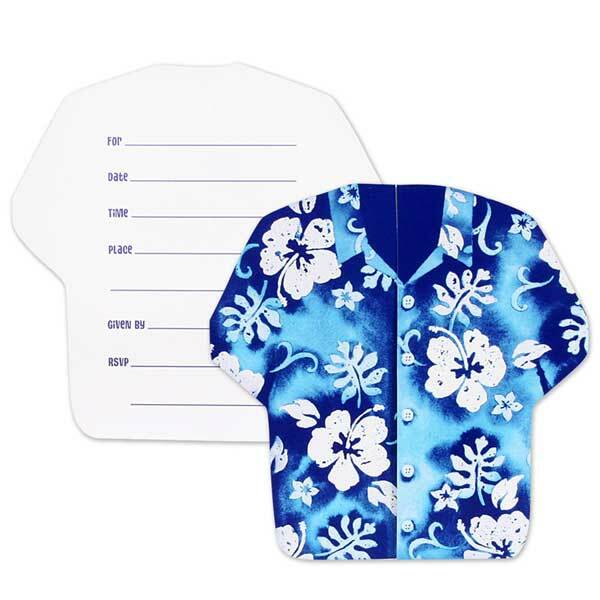 Bahama Breeze Party Invitations (Pack of 8)