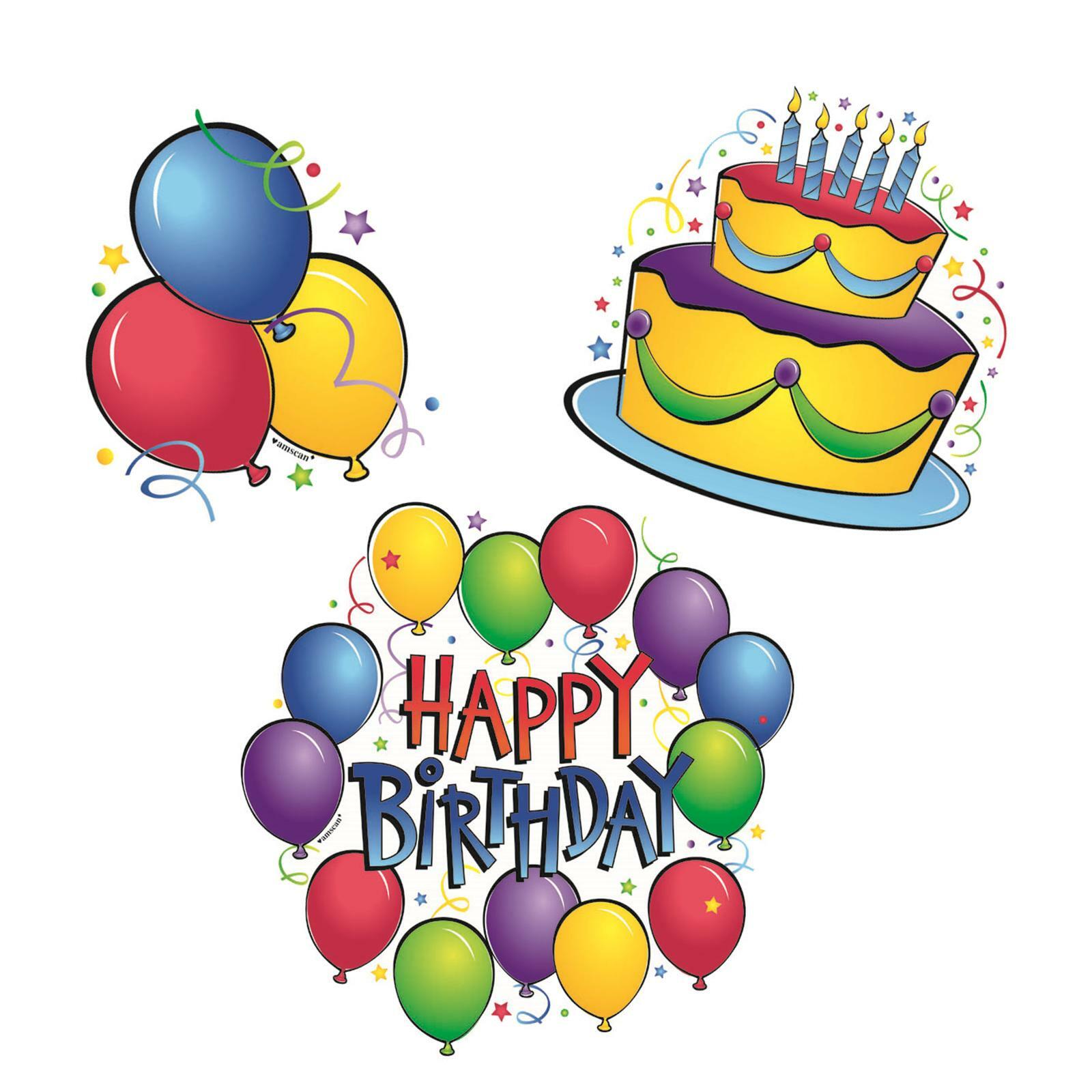 Balloon Fun Cutout Decorations (Pack of 30)
