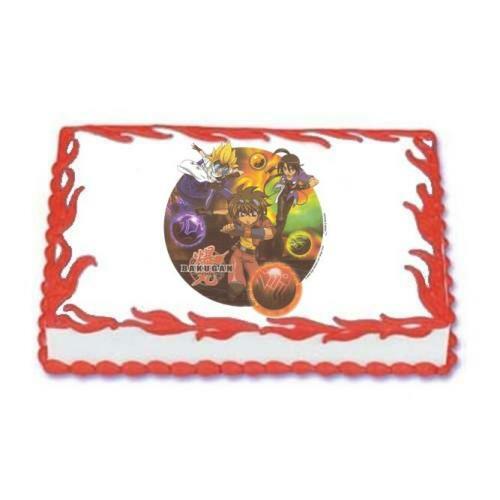 Bakugan Edible Icing Cake Decoration