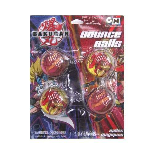 Bakugan Bounce Balls (Pack of 4)
