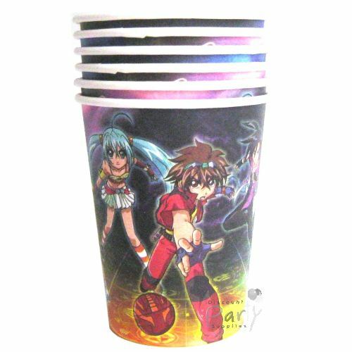 Bakugan Paper Cups (Pack of 6)