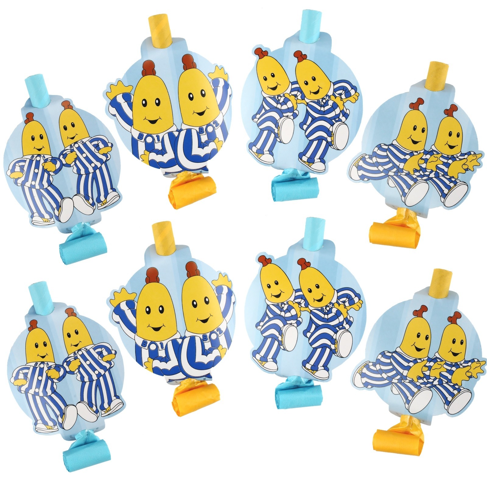 Bananas in Pyjamas Blowers (Pack of 8)