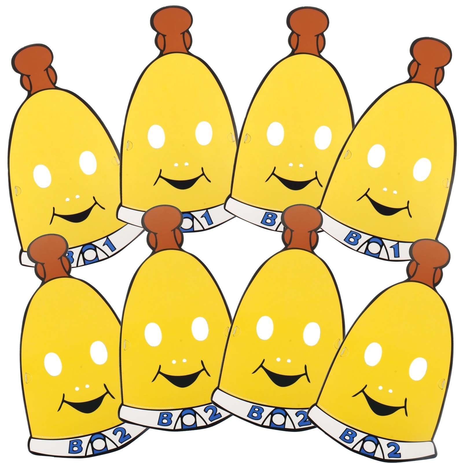 Bananas in Pyjamas Masks (Pack of 8)