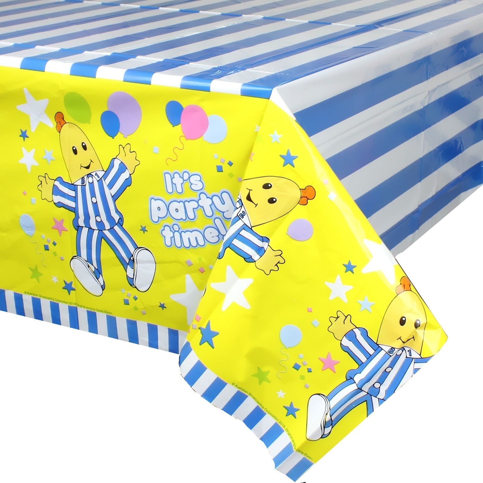 Bananas in Pyjamas Plastic Tablecloth