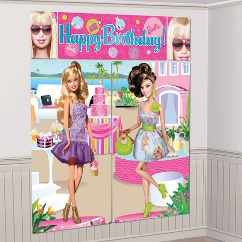 Barbie Scene Setter Wall Decorations