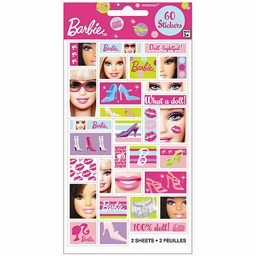 Barbie Stickers (60 Stickers)