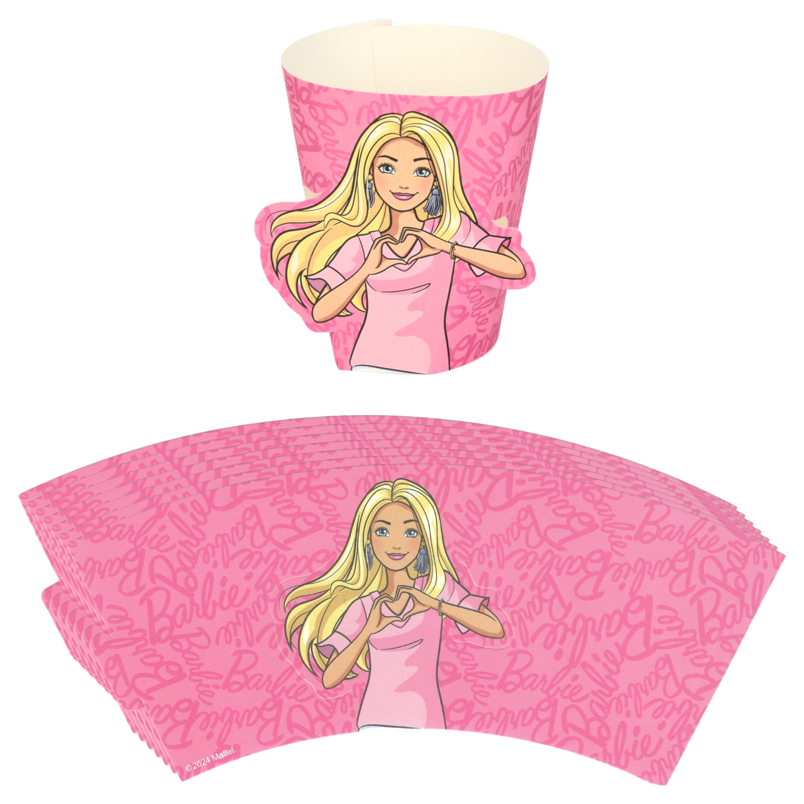 Barbie and Friends Paper Cup Sleeves (Pack of 8)  