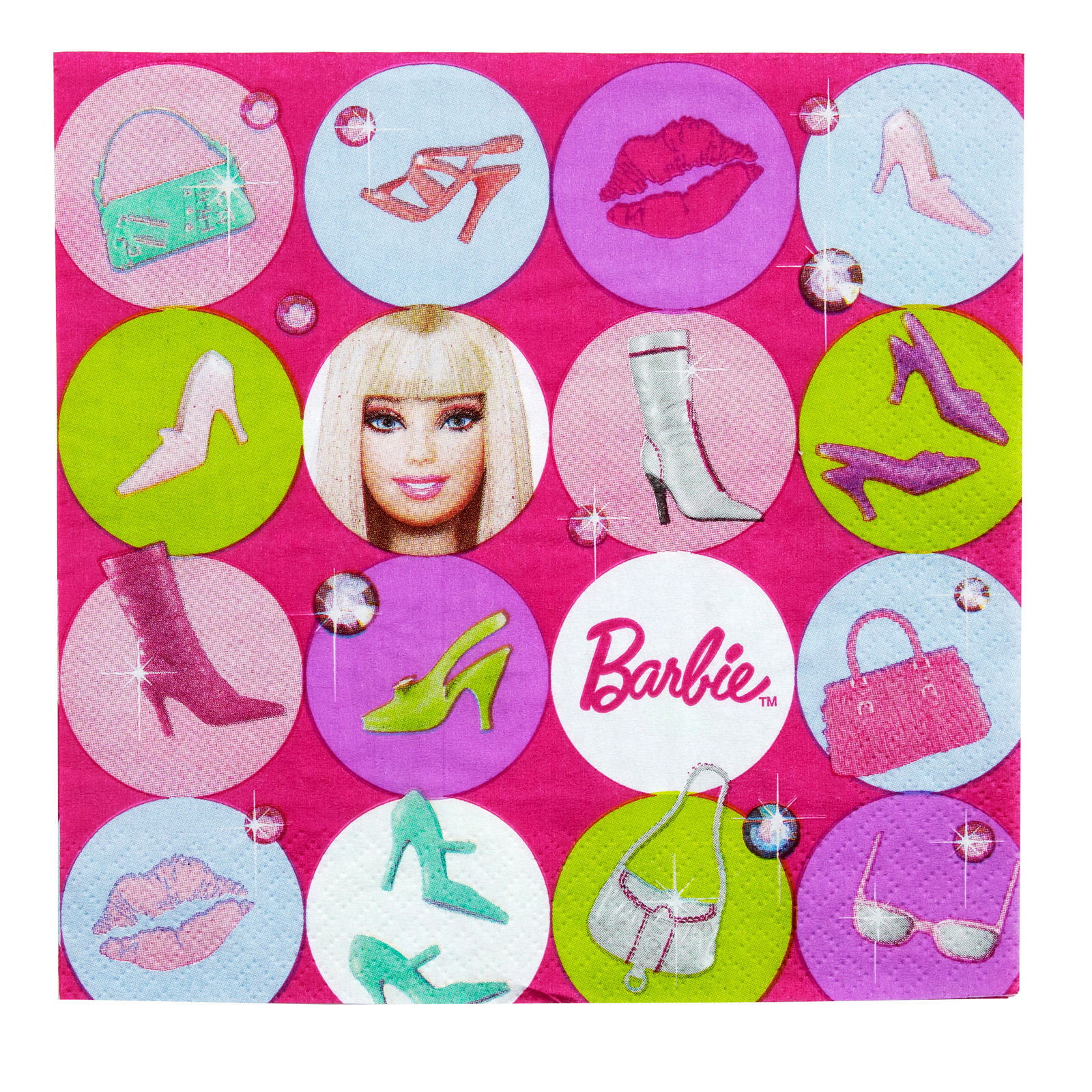 Barbie Large Napkins / Serviettes (Pack of 16)