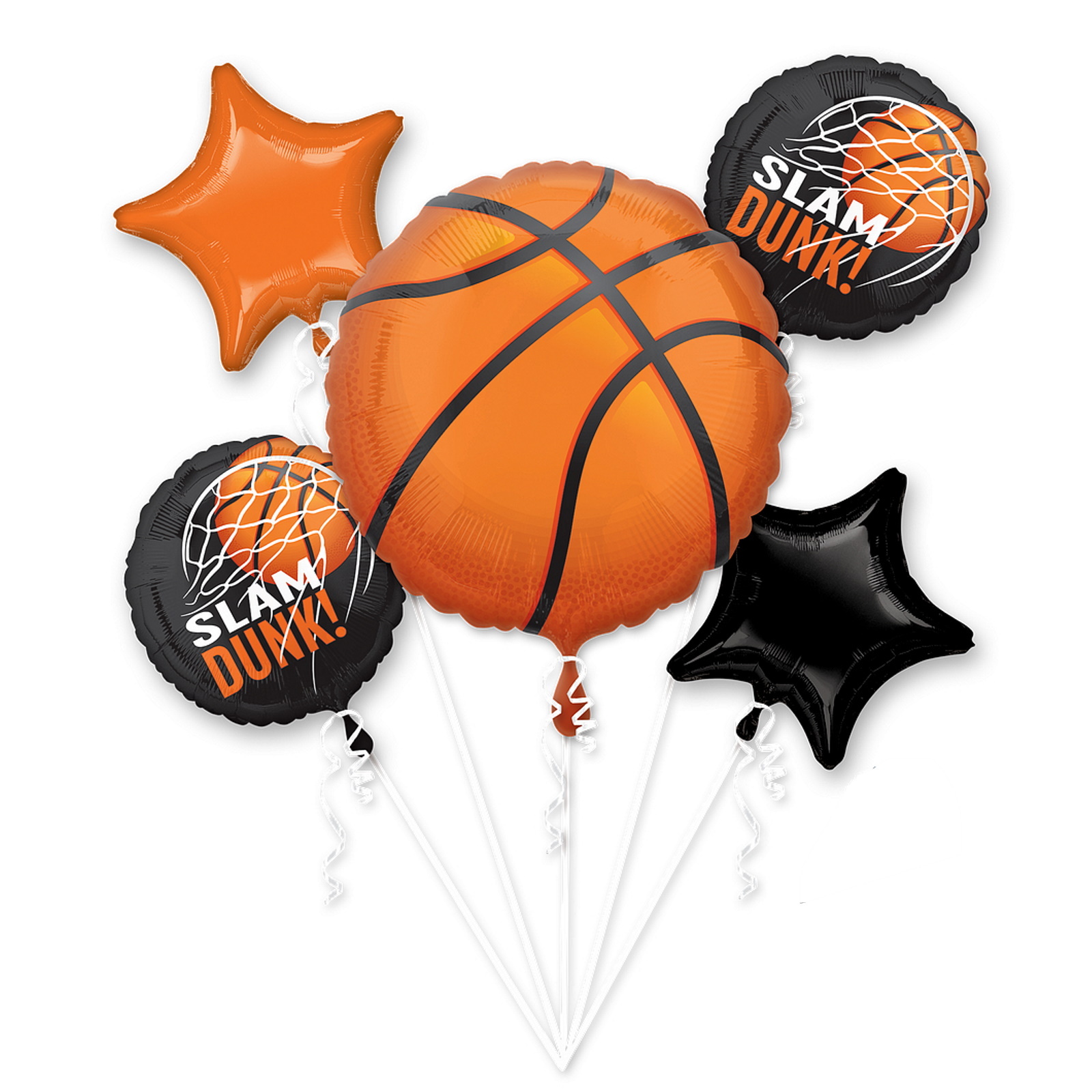 Nothin' But Net Basketball Helium Balloon Bouquet