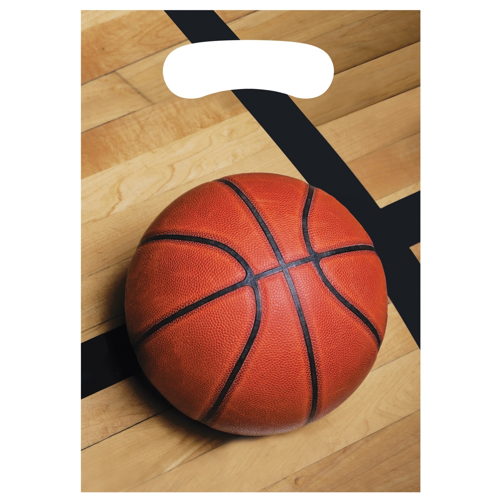 Basketball Fanatic Plastic Treat Bags (Pack of 8)