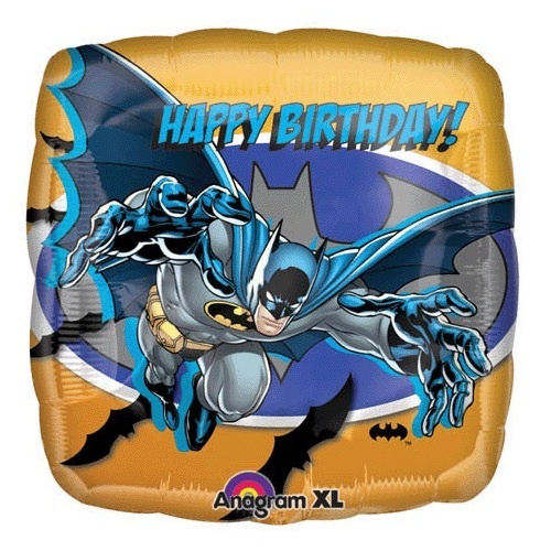 Batman Happy Birthday Square Helium Balloon