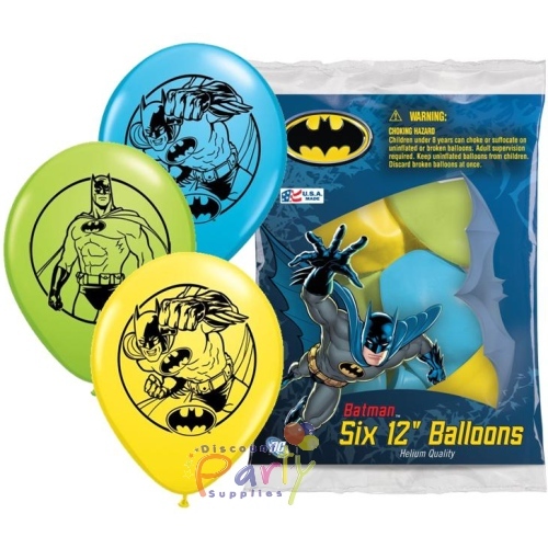 Batman Balloons (Pack of 6)