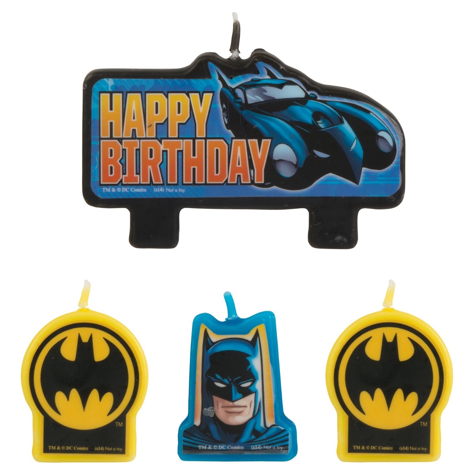 Batman Candles (Set of 4)