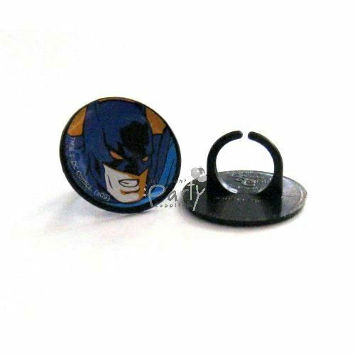Batman Cupcake Rings (Pack of 10)