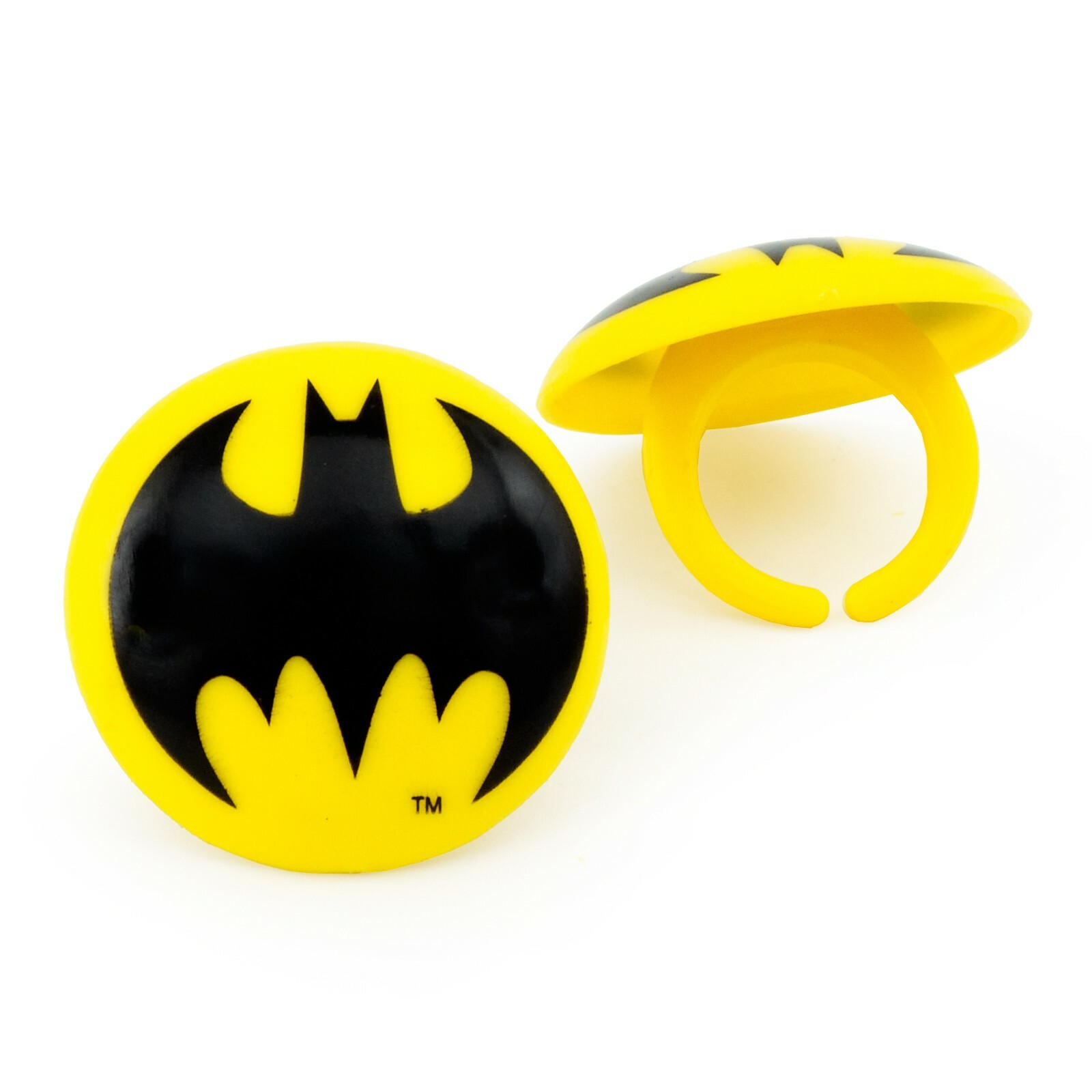 Batman Cupcake Rings (Pack of 12)