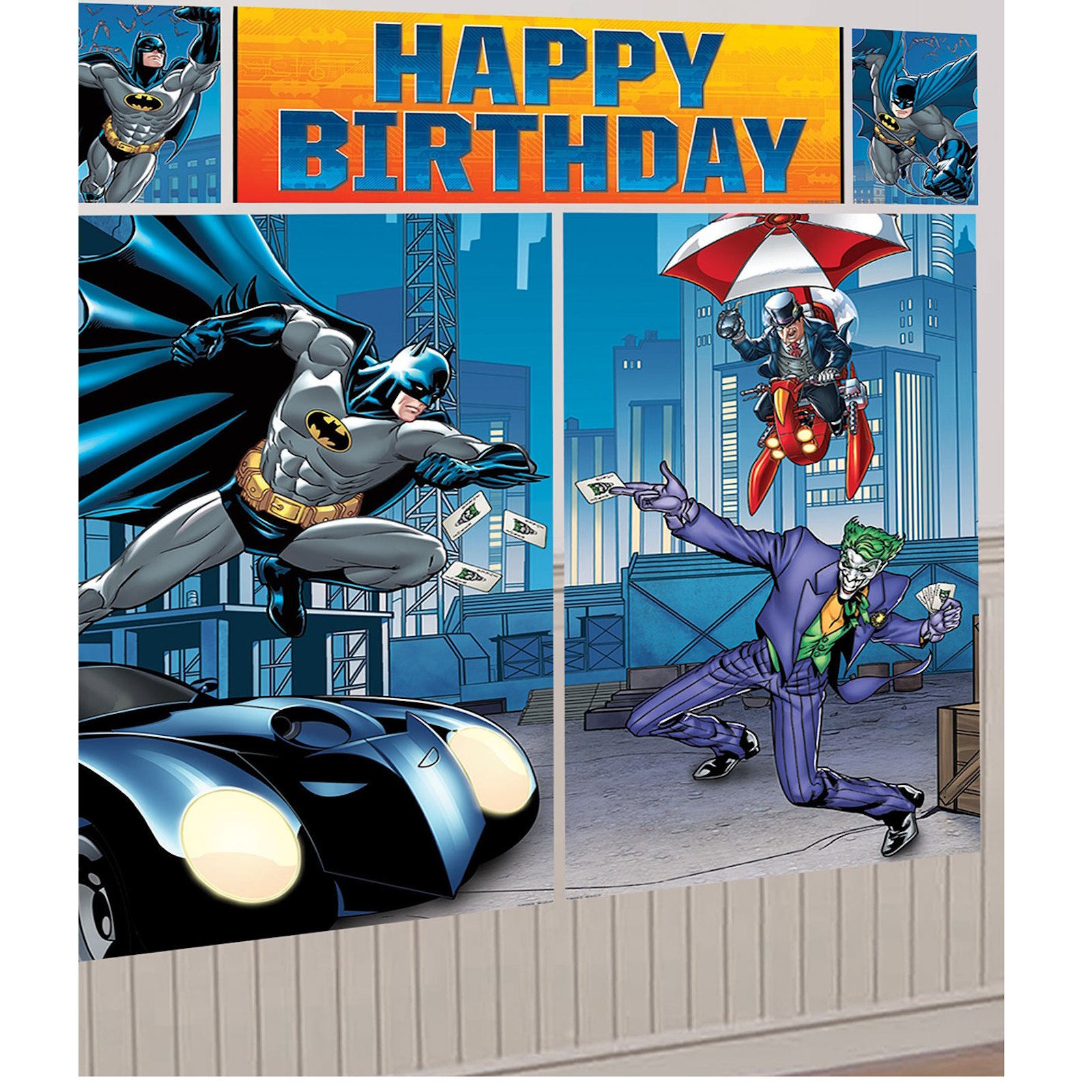 Batman Scene Setter Wall Decorating Kit