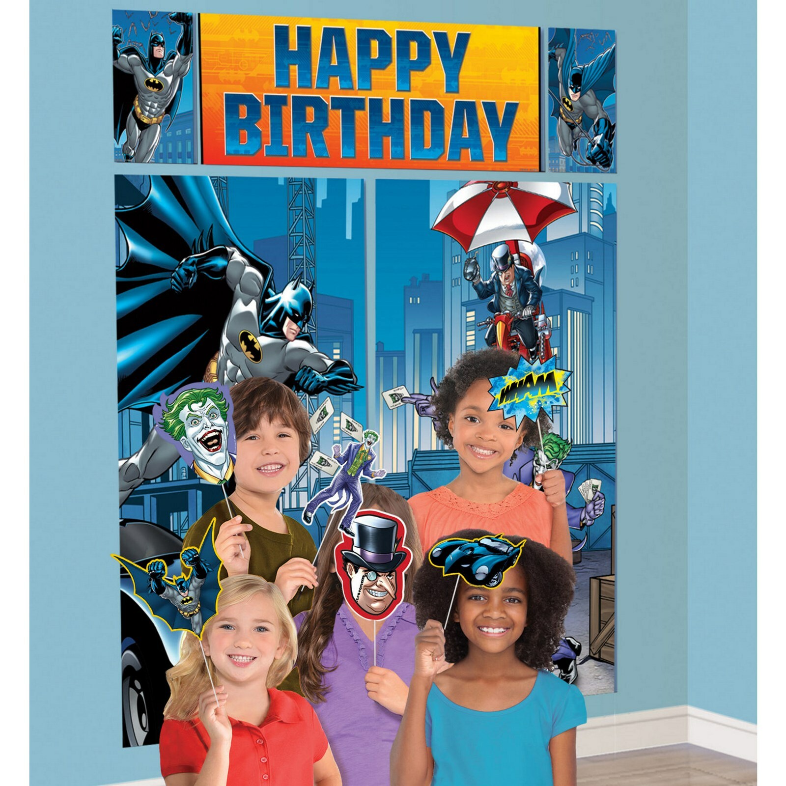 Batman Scene Setter with Photo Props