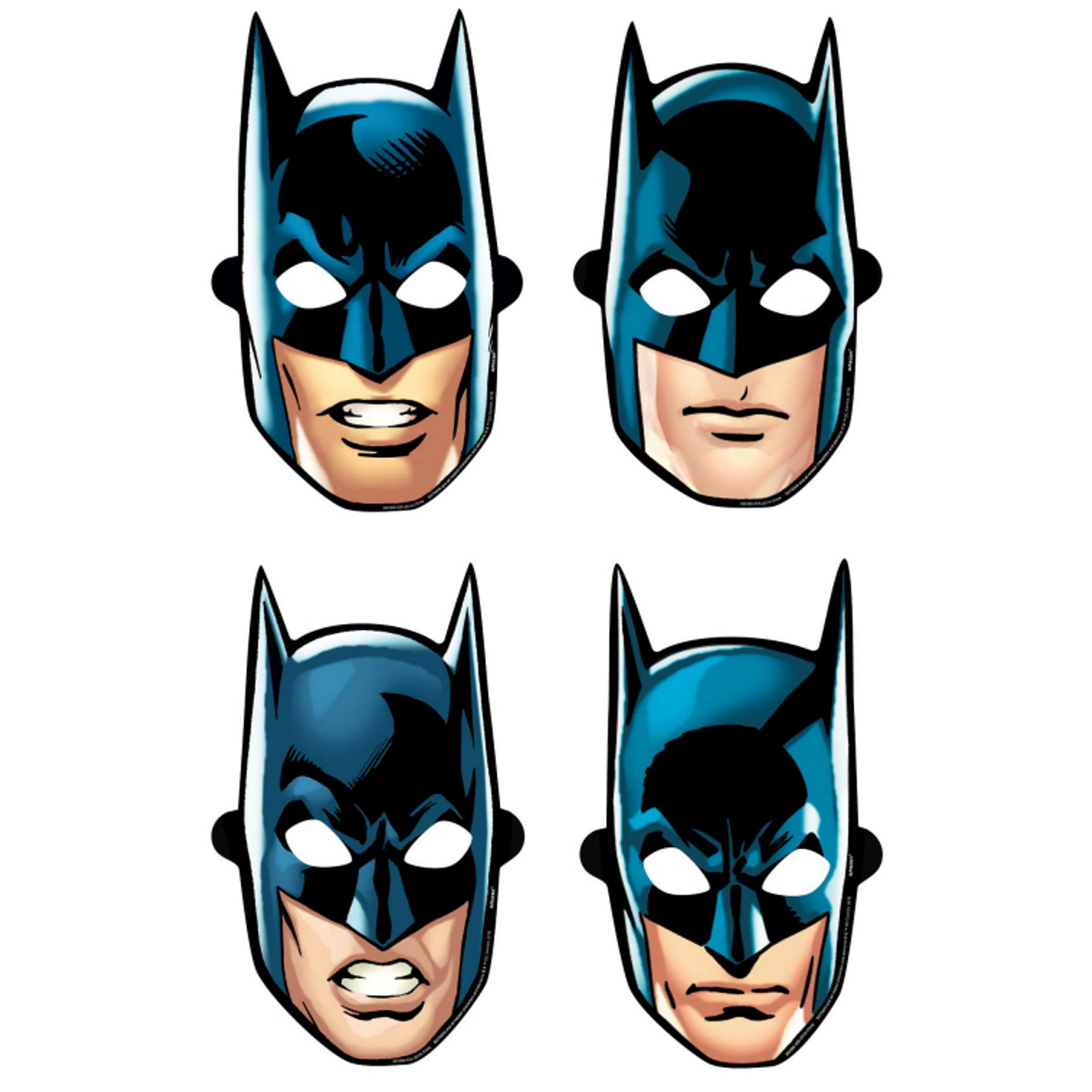 Batman Heroes Unite Masks (Pack of 8)