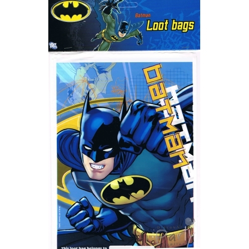 Batman Lolly/Treat Bags (Pack of 8)