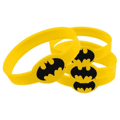 Batman Wristbands (Pack of 4)