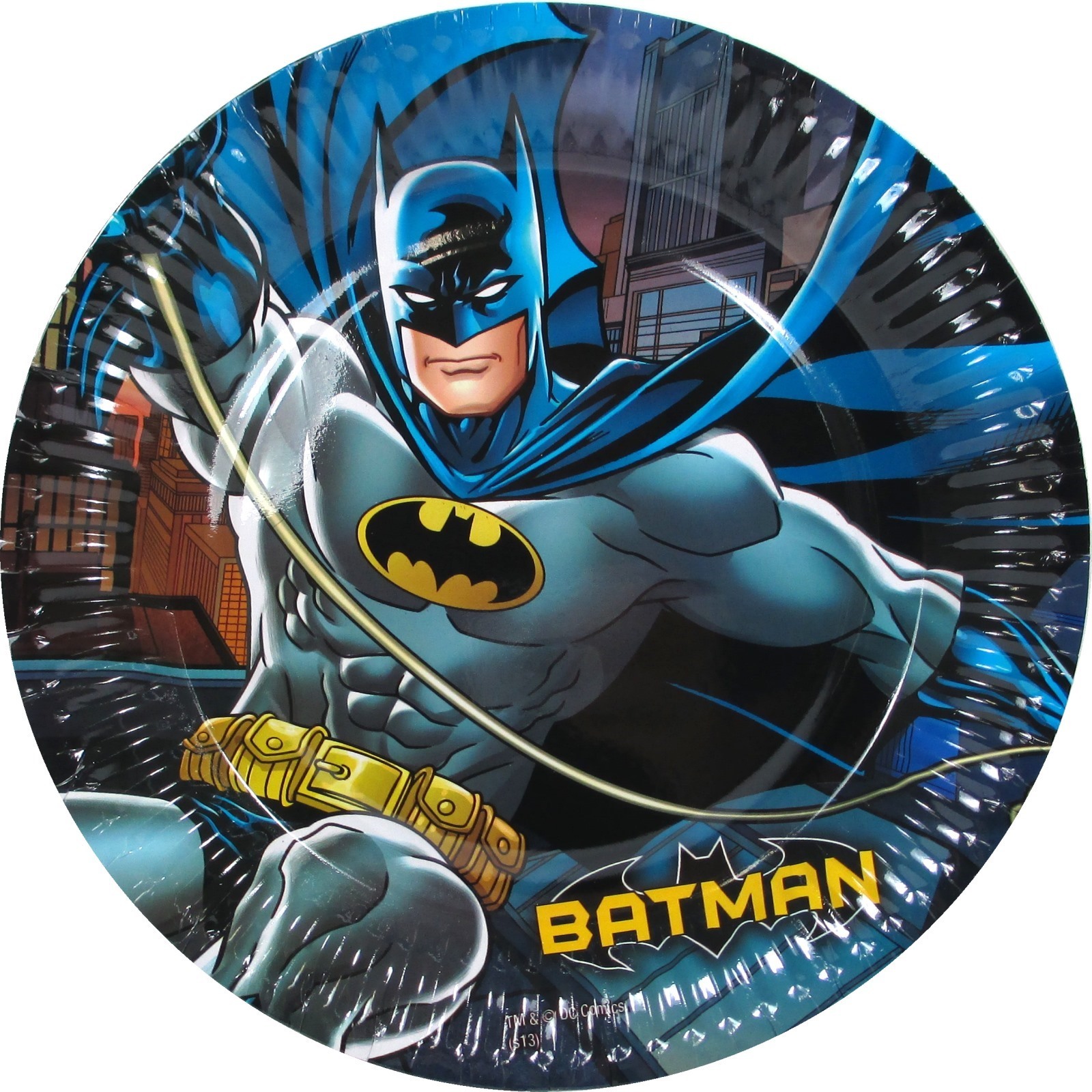 Batman Large Paper Plates (Pack of 8)