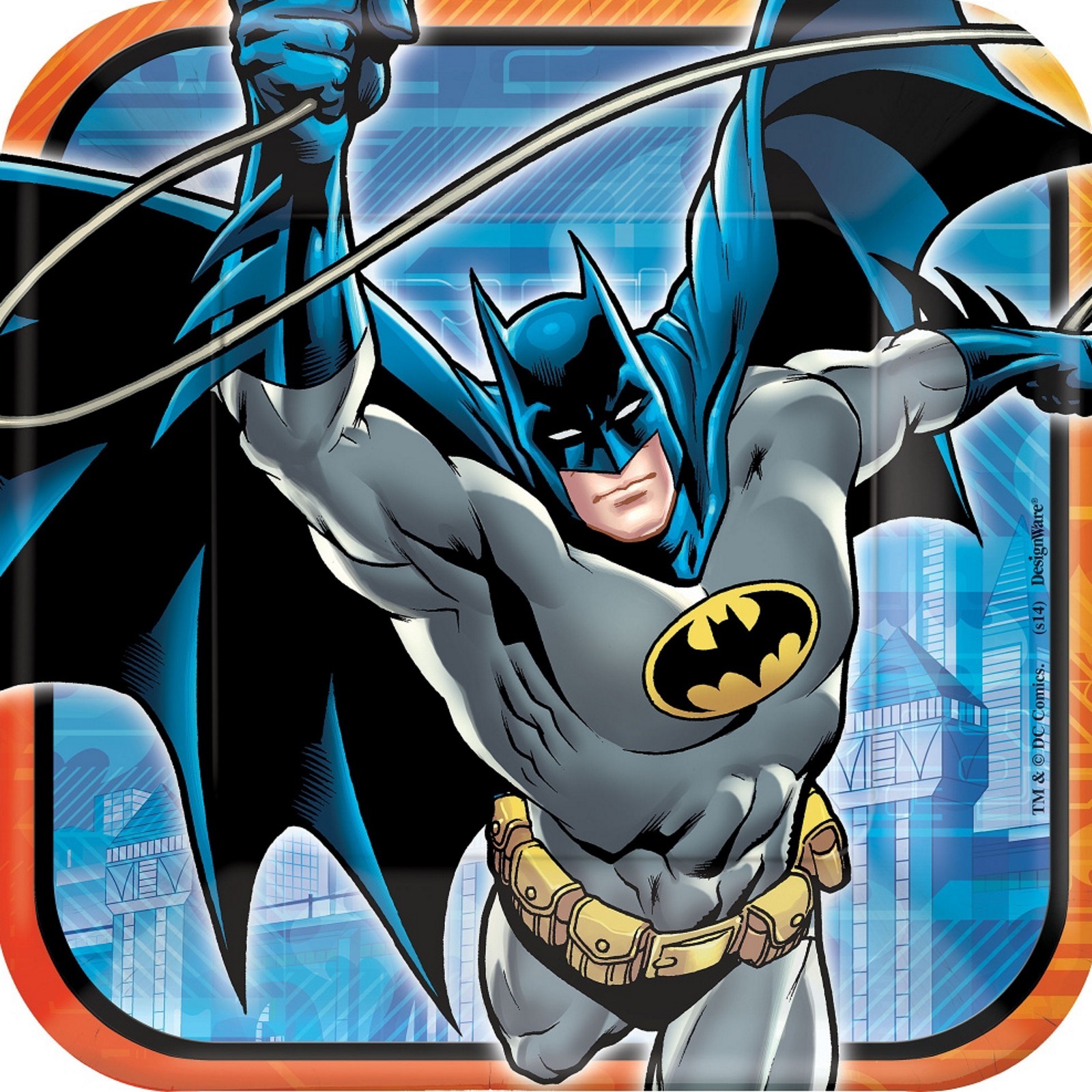 Batman Large Paper Plates (Pack of 8)