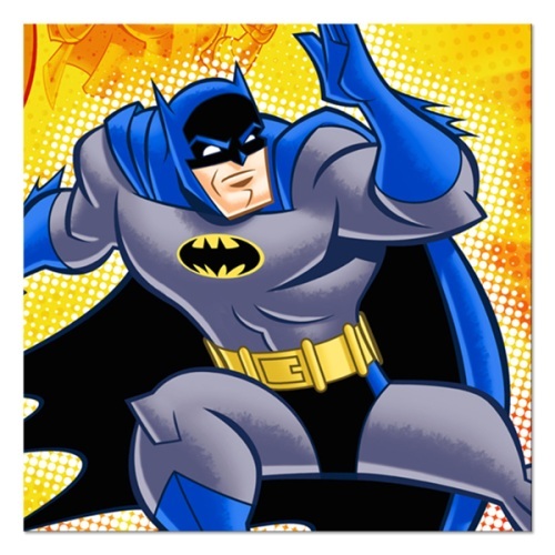 Batman Small Napkins / Serviettes (Pack of 16)