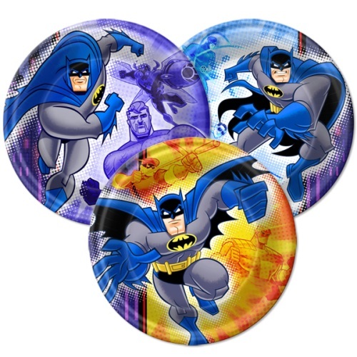 Batman Small Paper Plates (Pack of 8)