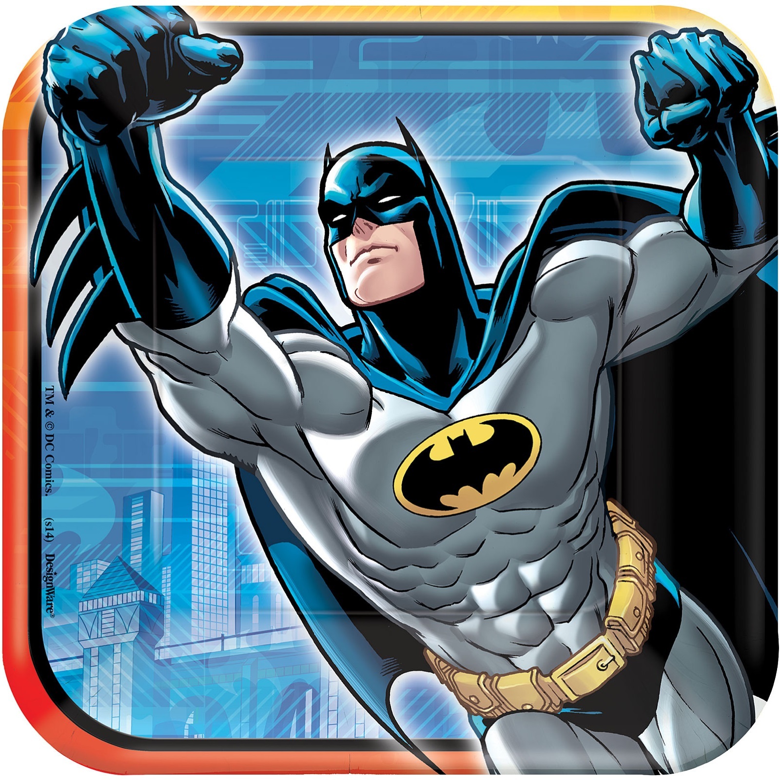 Batman Small Paper Plates (Pack of 8)