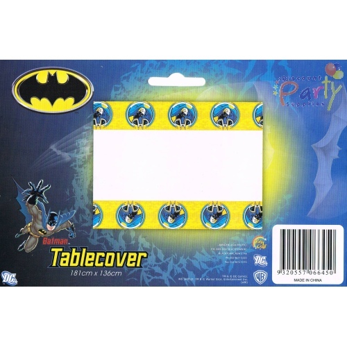 Batman Plastic Tablecloth