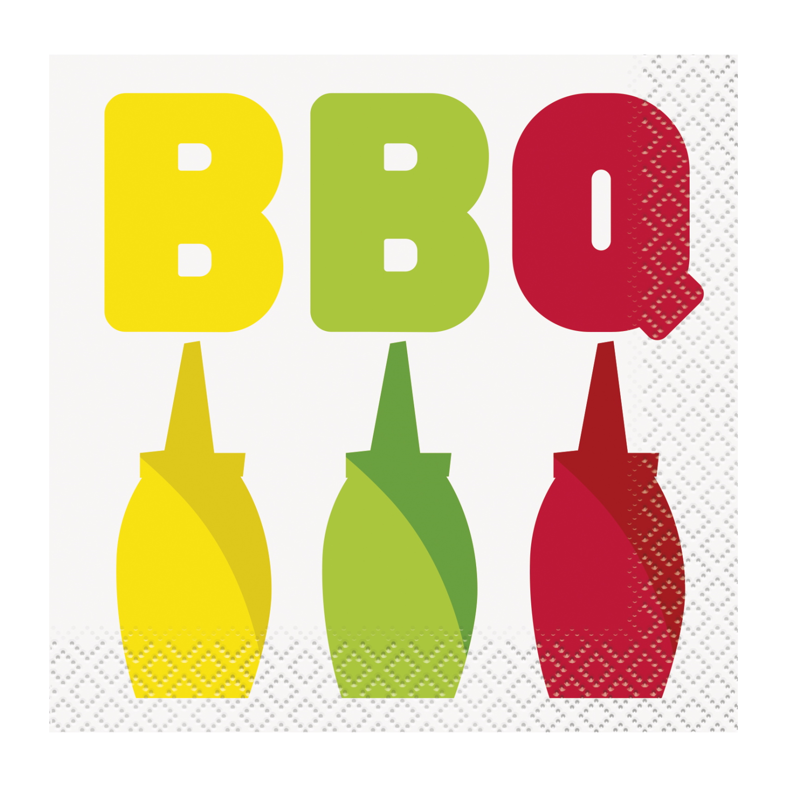 Classic BBQ Small Napkins / Serviettes (Pack of 16) 