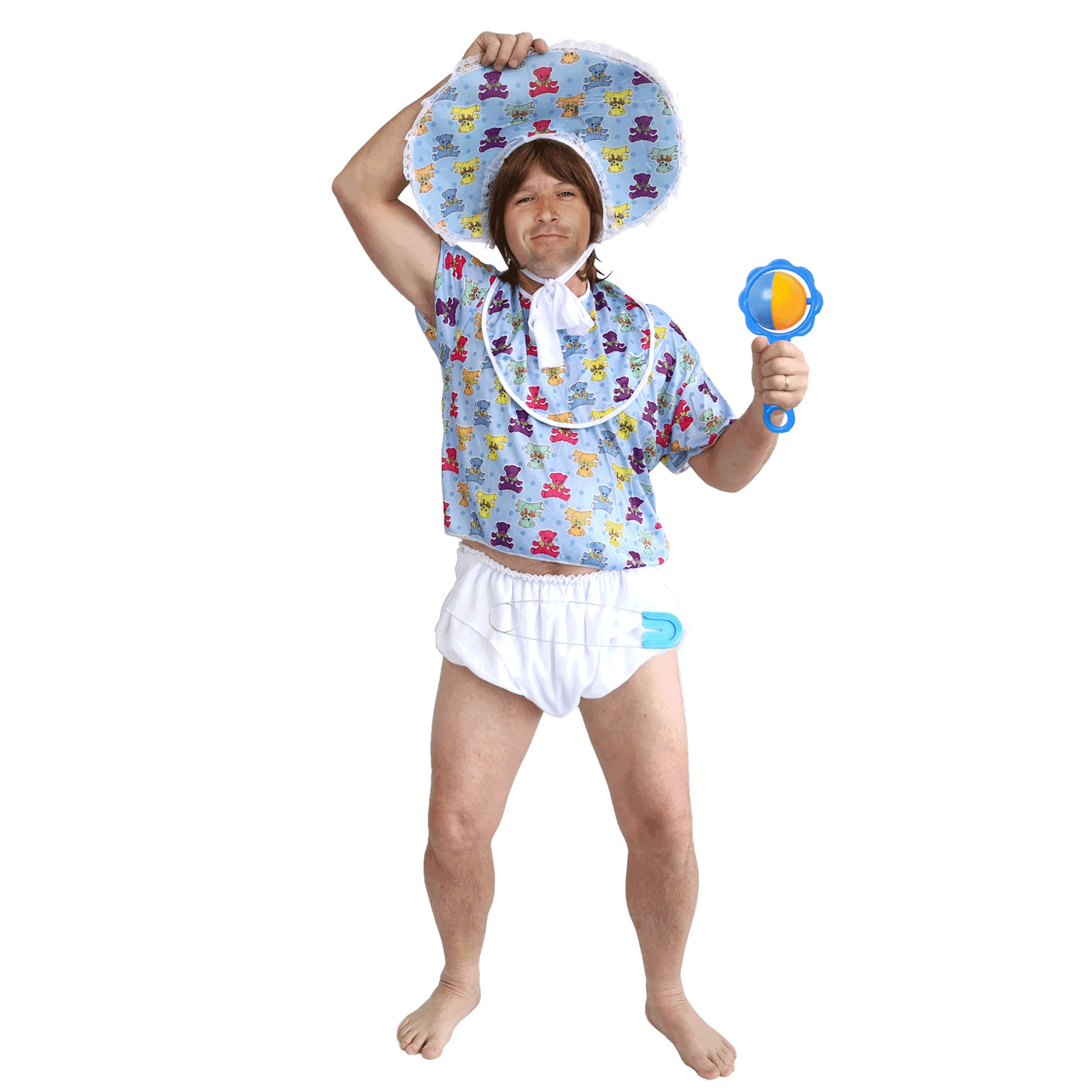 Blue Baby Boomer Adult Costume 